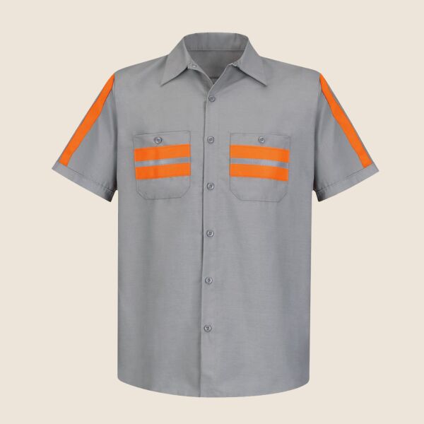 Men's Enhanced Visibility Industrial Work Shirt Thumbnail