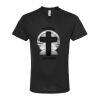 Unisex Poly-Rich V-Neck T-Shirt Thumbnail